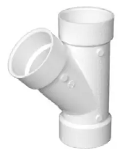 Charlotte Pipe and Foundry 03610 DWV4Y 4 WYE