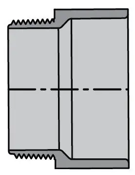 Spears P109-015C LabWaste Male Adapter MPTxHub 1-1/2 Inch Replacement MPN