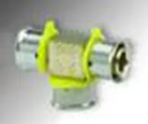 SK0459010-US20260702-105043-0 Viega 84038 PEX Press Tee 1 PEX x 3/4 PEX x 1/2 PEX - Image 1