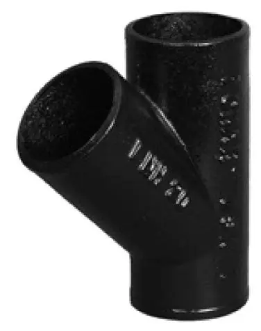 Charlotte Pipe and Foundry 00218 NHS4X3Y 4X3 No-Hub CI Wye
