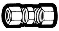 Holyoke Fittings 62-2 Union Fitting 1/8 Compression x Compression