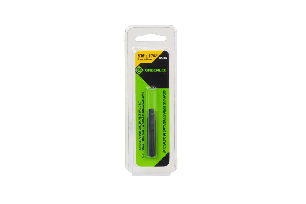 SK0459889-US20260702-105043-0 Greenlee 625-002 Replacement Pilot Drill for Carbide-Tipped Hole Cutters 5/16 Inch - Image 1