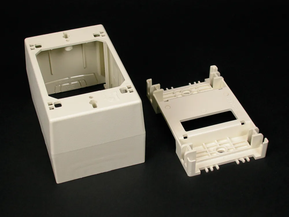 Wiremold 2348 BOX DVC 4-3/4IN 3IN 1-3/4IN PVC IVORY