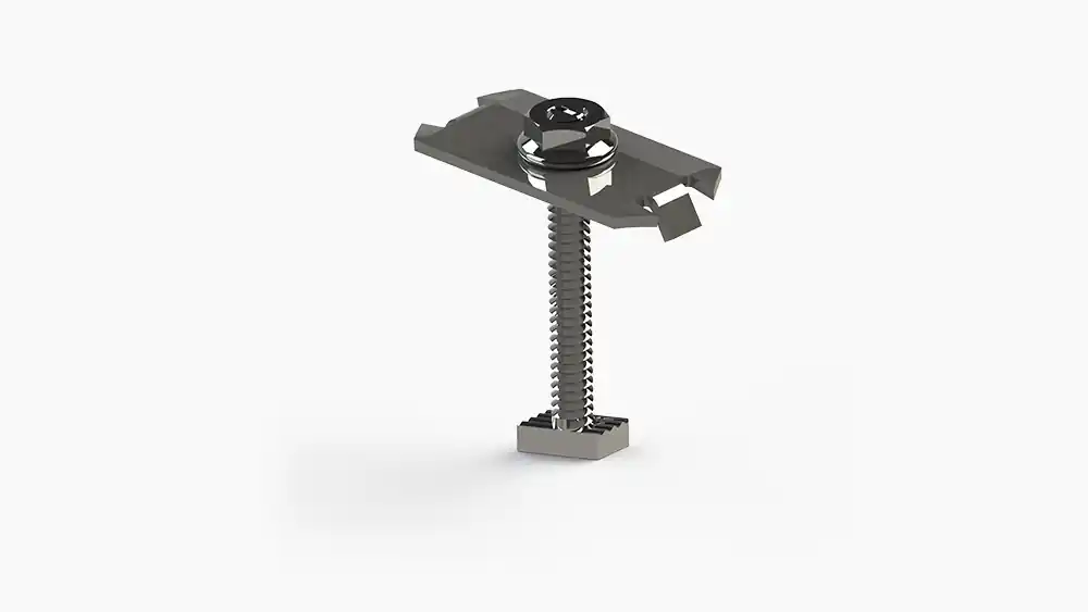 Unirac 302027D SolarMount Bonding Top-Mount Midclamp, Fits 30mm-36mm 1.18-1.42