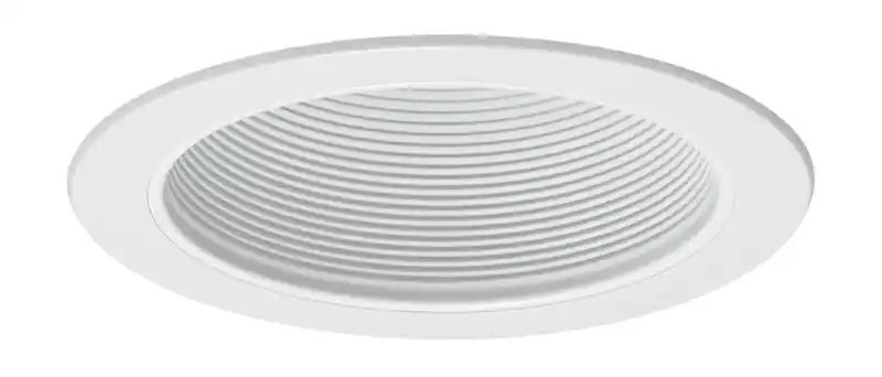 Juno Lighting V3024WWH QA 6 VuLite Conical Baffle Trim - White w/ White Baffle