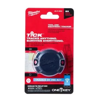Milwaukee 48-21-2000 Tick Tool and Equipment Tracker 3 VDC Lithium-Ion Coin Cell Over 100 ft Signal Range