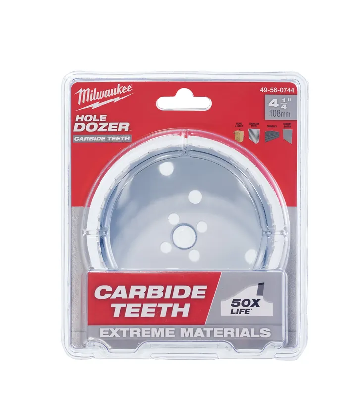 Milwaukee 49-56-0744 HOLE DOZER 4-1/4 in Diameter Carbide Cutting Edge