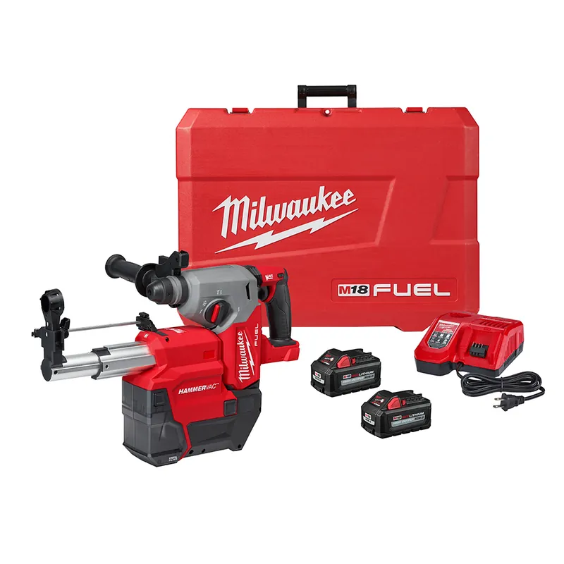 SK0460234-US20260702-105043-0 Milwaukee 2912-22DE M18 FUEL 1 SDS Plus Rotary Hammer with Dust Extractor Kit - Image 1