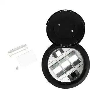 SK0460494-US20260702-105043-0 Legrand 8ATC2BK Wiremold 8AT-Series Unwired Evolution Poke Thru Device Surface Style Cover Black - Image 1