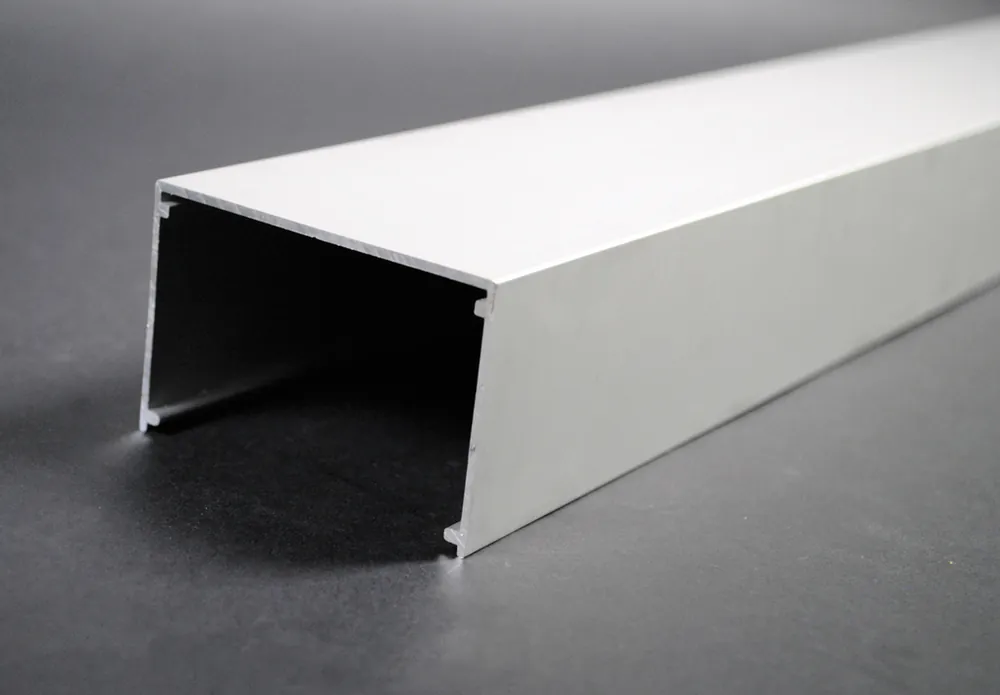 Wiremold AL3300B-10 10 Foot x 2-7/8 x 1-7/8 Satin Anodized Aluminum 1-Channel Raceway Base