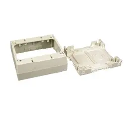 Wiremold 2348-2-WH Nonmetallic Deep Device Box 2G Each