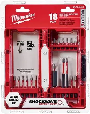 SK0460681-US20260702-105043-0 Milwaukee 48-32-4403 SHOCKWAVE 18-Piece Driver Bit Set - Image 1