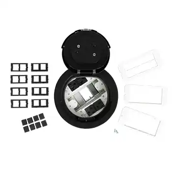 Legrand 6AT2PBK Wiremold 6AT-Series Prewired Evolution Poke Thru Device 6 Inch