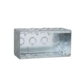 RACO 698 box masonry steel 89.8 cu-in 4 4 34 KO RECT