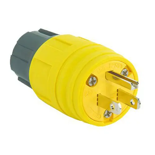 SK0461431-US20260702-105043-0 TRUE VALUE PS14W47CCV3 15A YEL WTRtight Plug - Image 1