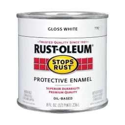 True Value 7792-730 1/2Pt Gls White Enamel