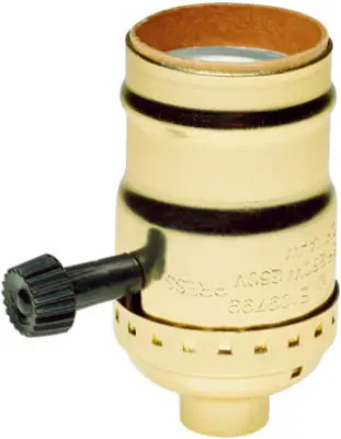 SK0462052-US20260702-105043-0 True Value 7090PGCC10 Removable Turn Knob Lampholder 250W 250V - Image 1