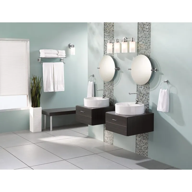 SK0462058-US20260702-105043-0 Creative Specialties DN0764CH Moen Iso Chrome Four Globe Bath Light - Image 1