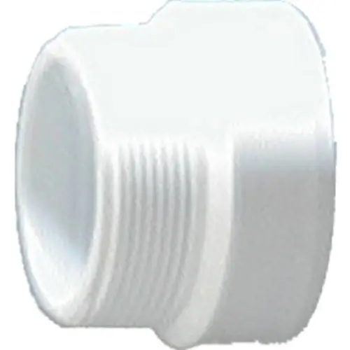True Value PVC001090600HA 1-1/4 Dwv Male Pipe Thread Adapter
