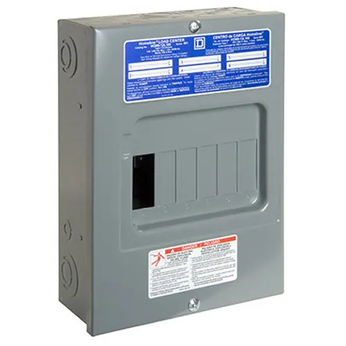TRUE VALUE HOM612L100SCP 100A Main Lugs Load Center Surface Mount 6 Space Circuit - 12 Single Poles
