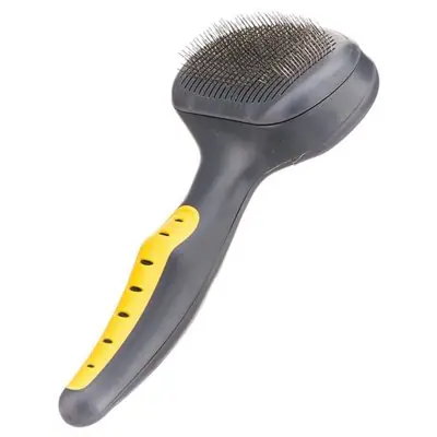 SK0462697-US20260702-105043-0 TRUE VALUE 65059 Petmate Gripsoft Dog Self-Cleaning Slicker Brush Small - Image 1