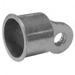 TRUE VALUE 328550C Aluminum Chain Link Rail End Cup, 1-3/8 In.