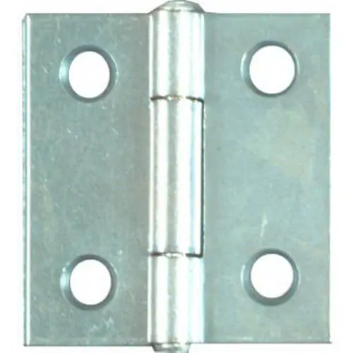 TRUE VALUE N146-043 2 Pack 1-1/2 Inch Narrow Hinge With Screws Tight Pin