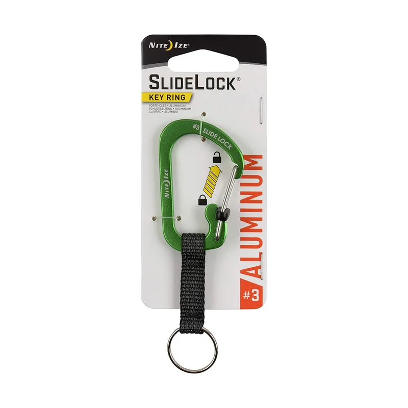SK0463168-US20260702-105043-0 True Value CSLAW3-17-R6 Slide Lock Lime Keyring - Image 1