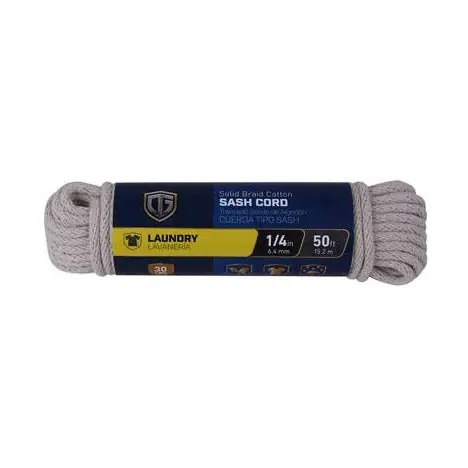 True Value 642031 TG 1/4X50COTT SASH CORD