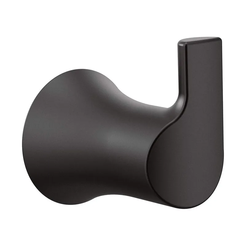 Creative Specialties YB0203BL Moen Doux Matte Black Single Robe Hook