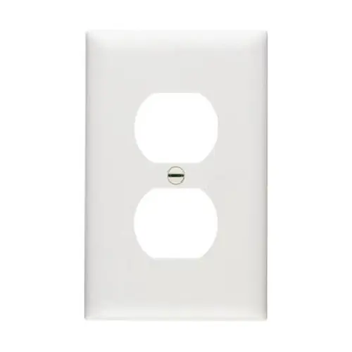 TRUE VALUE TP8WCP10 Pass & Seymour - Legrand 10-Pack White 1-Duplex Nylon Wall Plates