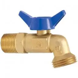 True Value 103-053HN Hose Bibb Value, Quarter-Turn, 1/2 MT x 3/4-In. Hose