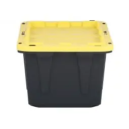 True Value CPC17GTOUGH 17GAL BLK/YEL TOUGH BOX