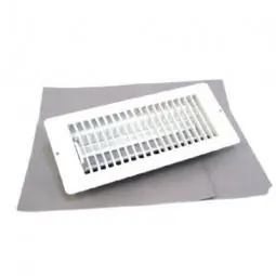 True Value V057IWB 4 x 10-Inch White Metal Floor Register