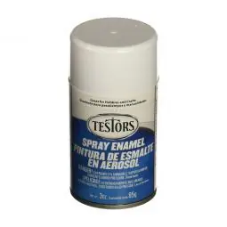 TRUE VALUE 1245T 3OZ WHT GLS SPR ENAMEL EA