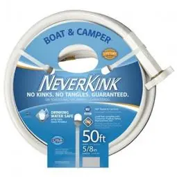 True Value 8612-50 NeverKink Boat & Camper Hose, Drinking Water Safe, 5/8 in x 50 ft