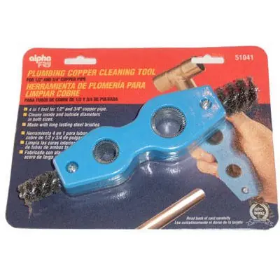 SK0464959-US20260702-105043-0 TRUE VALUE AM51041 Alpha Metals Copper 4-in-1 Cleaning Tool Brush - Image 1