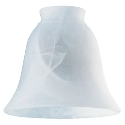 TRUE VALUE 8127200 Milky White Glass Ceiling Fan Light Shades Must Purchase in Quantities of 6
