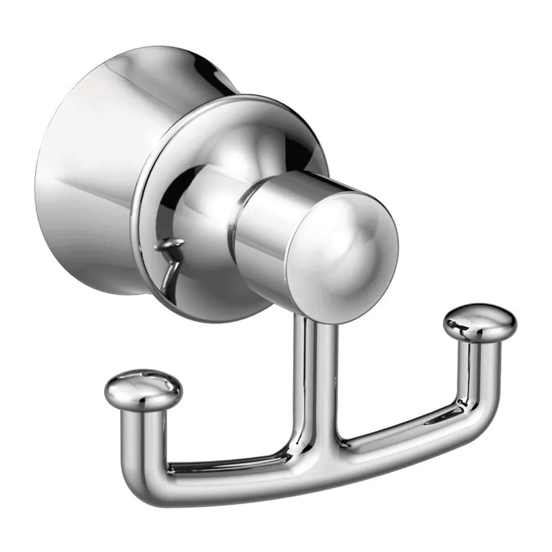 SK0465135-US20260702-105043-0 Creative Specialties YB2103CH Moen Dartmoor Chrome Double Robe Hook - Image 1