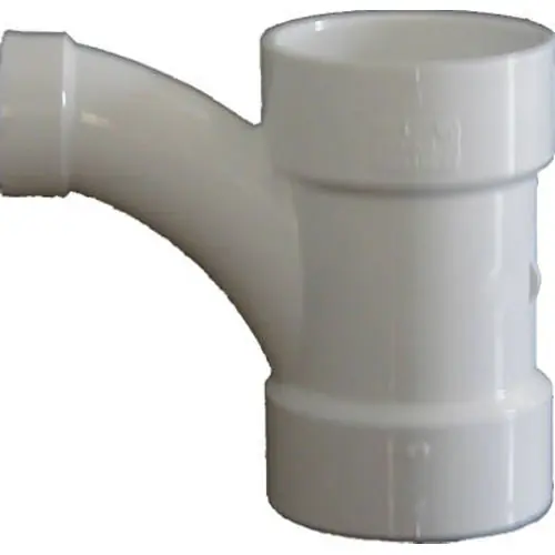 SK0465163-US20260702-105043-0 TRUE VALUE PVC005021800HA 72543 4X4X3 Dwv Red Comb Tee - Image 1