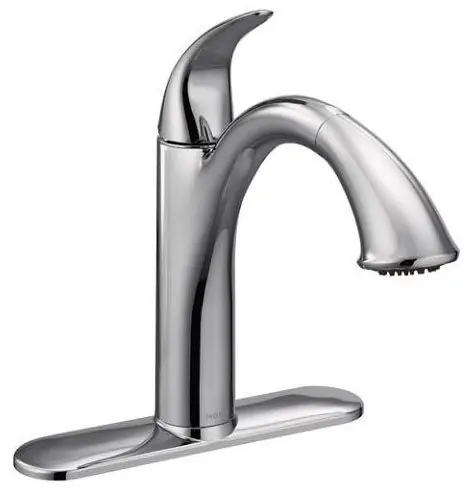 SK0465282-US20260702-105043-0 Moen 7545C Camerist Chrome One-Handle Pullout Kitchen Faucet - Image 1