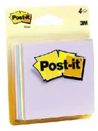 True Value 5401A 3M Company 4PK Post-It Pad EA