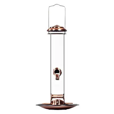 TRUE VALUE NACOP Audubon Copper Tube Bird Feeder, 16-1/2 Inch