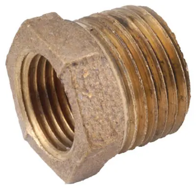 SK0465357-US20260702-105043-0 TRUE VALUE 738110-0604 3/8 x 1/4-Inch Brass Hex Reducing Bushing - Image 1