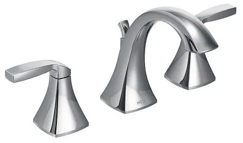 SK0465384-US20260702-105043-0 Moen T6905 two handle widespread bathroom faucet in chrome - Image 1
