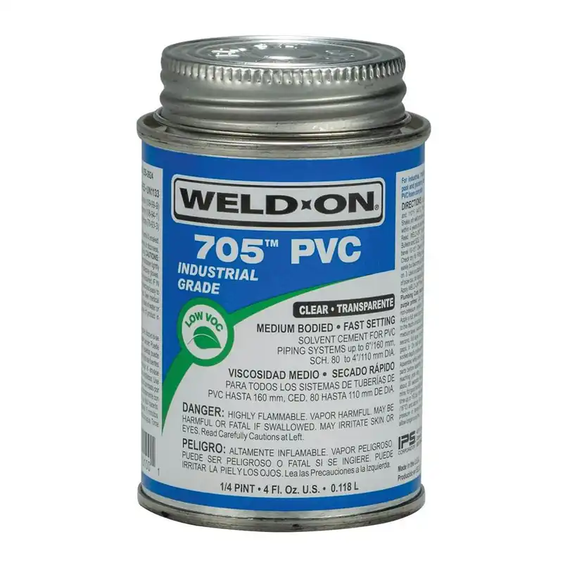 IPS CORPORATION 880013 Weld-On Plumbing Primer Pint Can with Applicator Cap