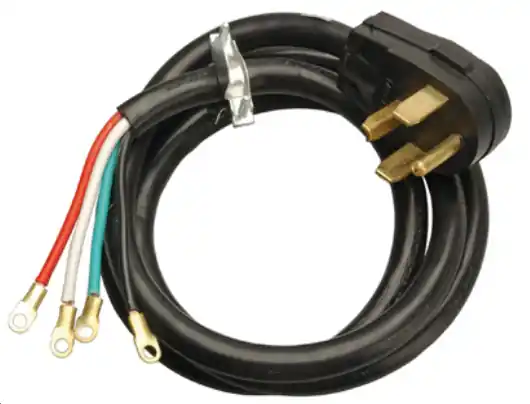 SK0465418-US20260702-105043-0 TRUE VALUE 09156ME Master Electrician 6-Ft. 10/4 SRDT Black Round Dryer Cord - Image 1