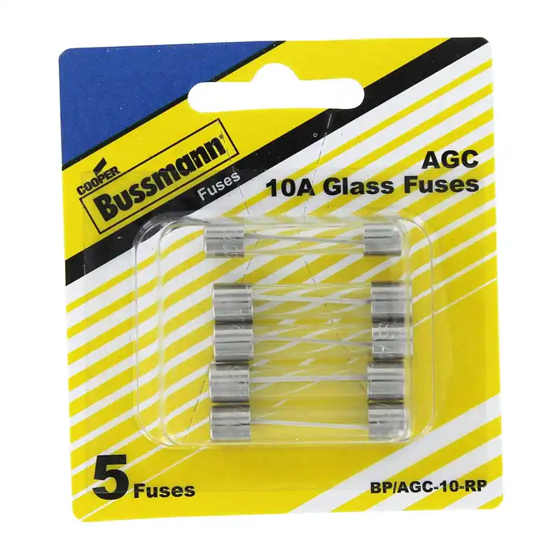 TRUE VALUE BP-AGC-10-RP 5PK 10A Ferrule Fuse