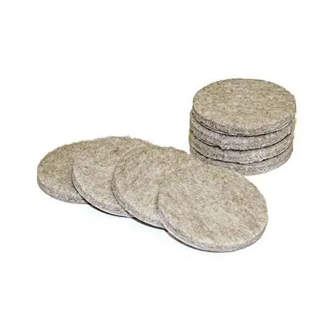 TRUE VALUE 93169TV TG 8PK 1-1/2 FELT PADS