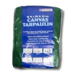 TRUE VALUE K-CT1012G 10 x 12-Ft. Hunter Green Canvas Tarp
